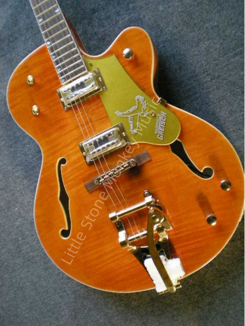 Factory Customized    Electric Guitar with Vintage red  color Electric Guitarop 245 and246 #