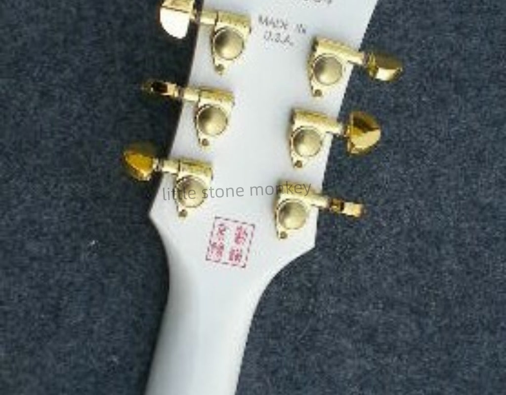 Factory Customized    Electric Guitar with Vintage Vintage yellow color Electric Guitarop375#