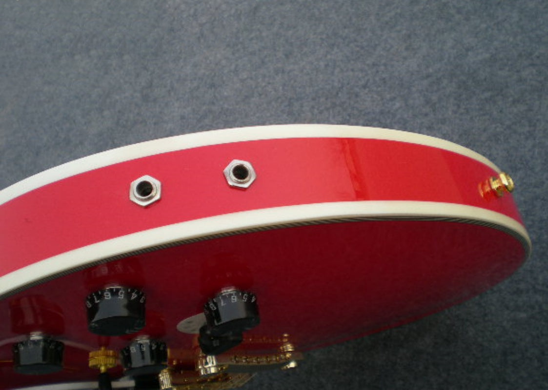 Factory Customized    Electric Guitar with Vintage red  color Electric Guitarop 237 and 238#
