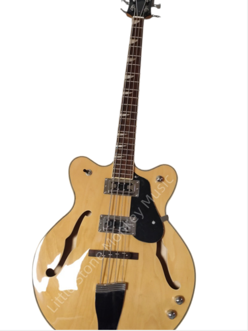 Customize Electric  Bass 4-Strings Semi-Hollow LSM106