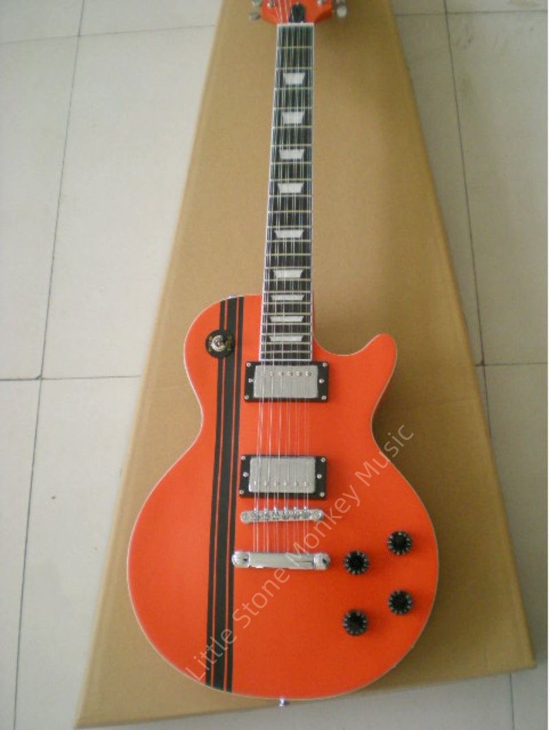 Customize Orange Electric Guitar