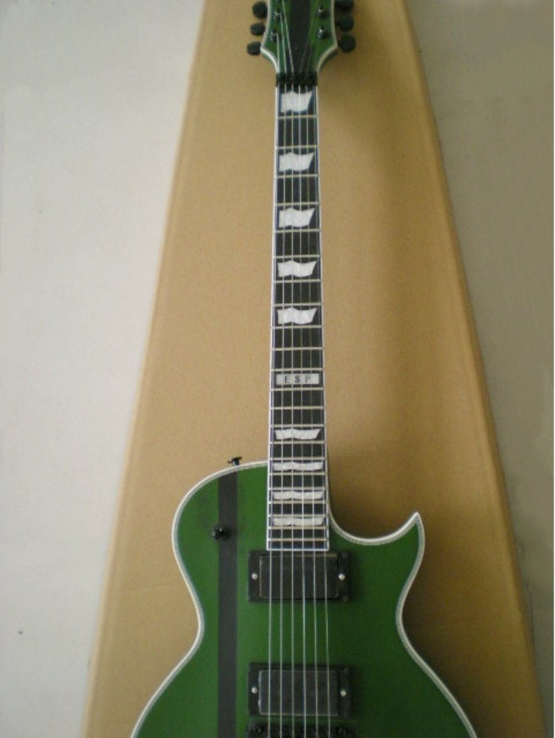 Customize Green Double Shake Electric Guitar LSM001