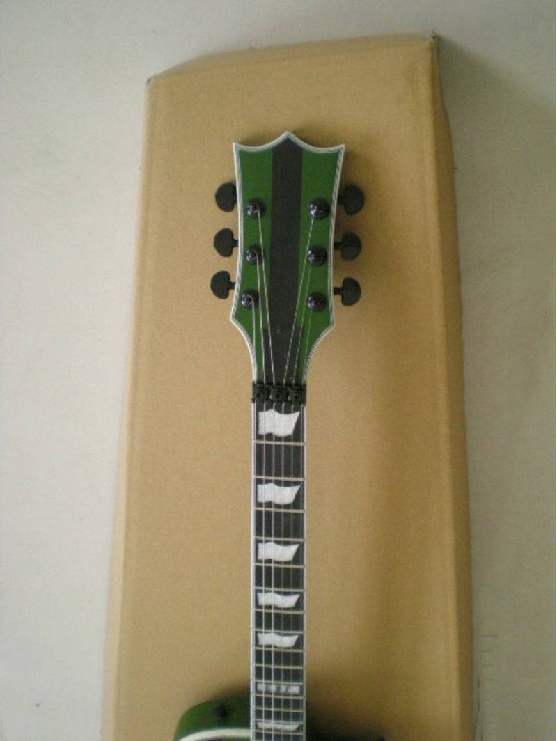 Customize Green Double Shake Electric Guitar LSM001