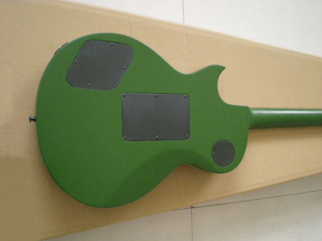 Customize Green Double Shake Electric Guitar LSM001