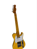 Yellow  Color  Electric Guitar TL British Qunicy electric guitar with right hand design, standard TL style, Cape Island orange color, timeless classic design, 6 strings.  Fen TL  Z16#