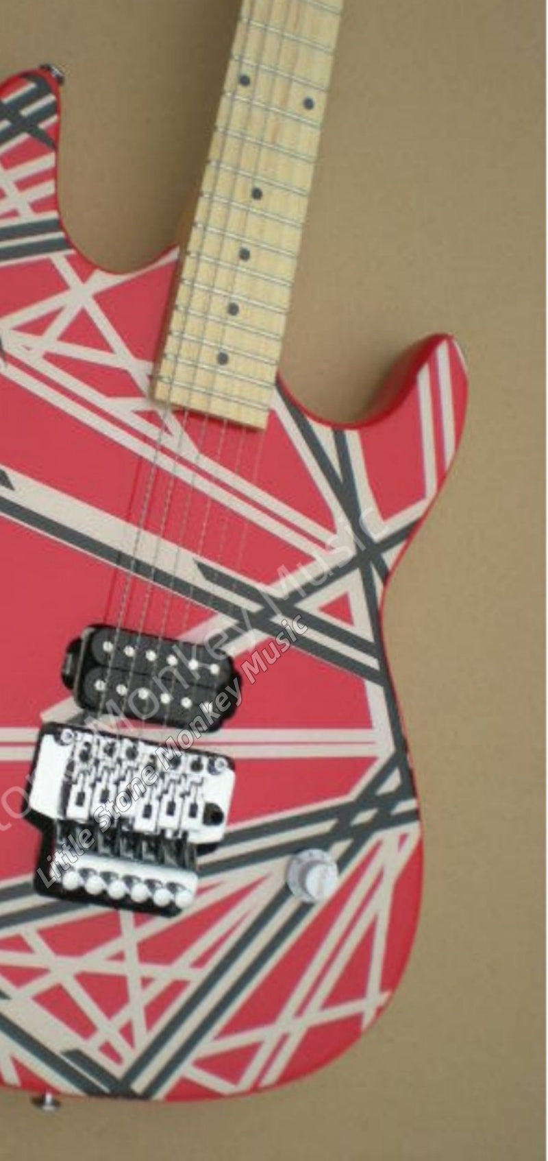 Factory Customized Electric Guitar  Custom electric guitar Custom Standard Electric Guitar Red with Black and White Stripes 161