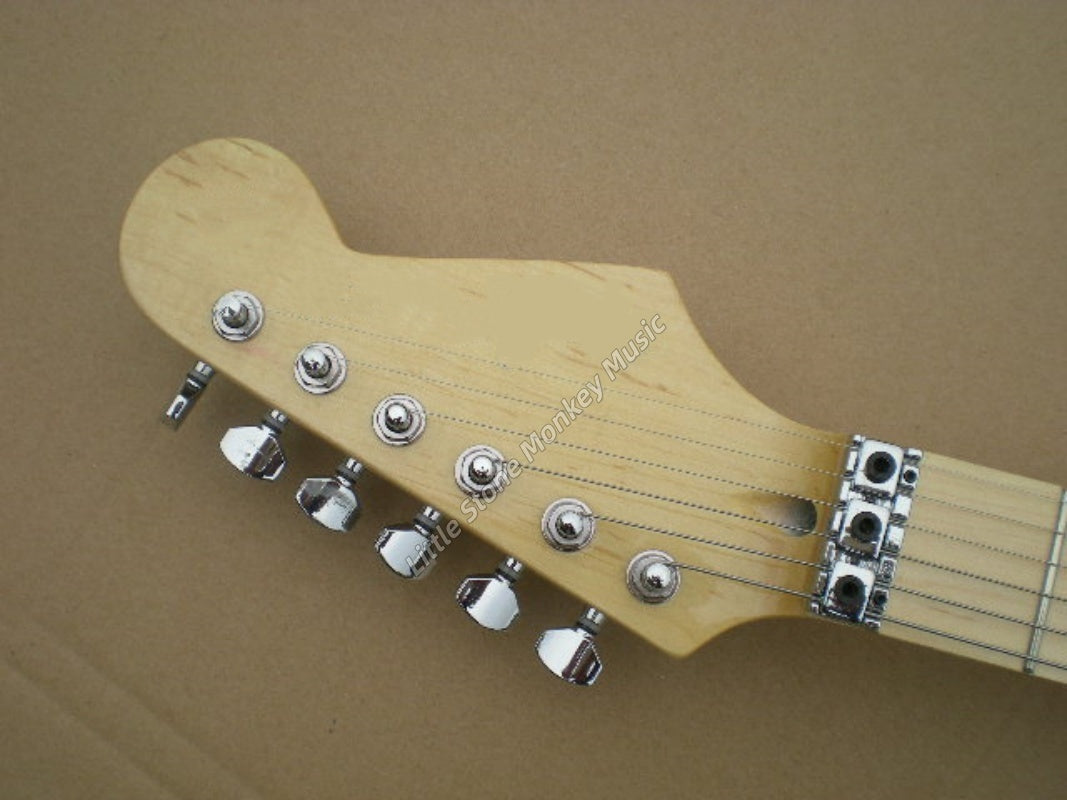 Factory Customized Electric Guitar  Custom electric guitar Custom Standard Electric Guitar Red with Black and White Stripes 161