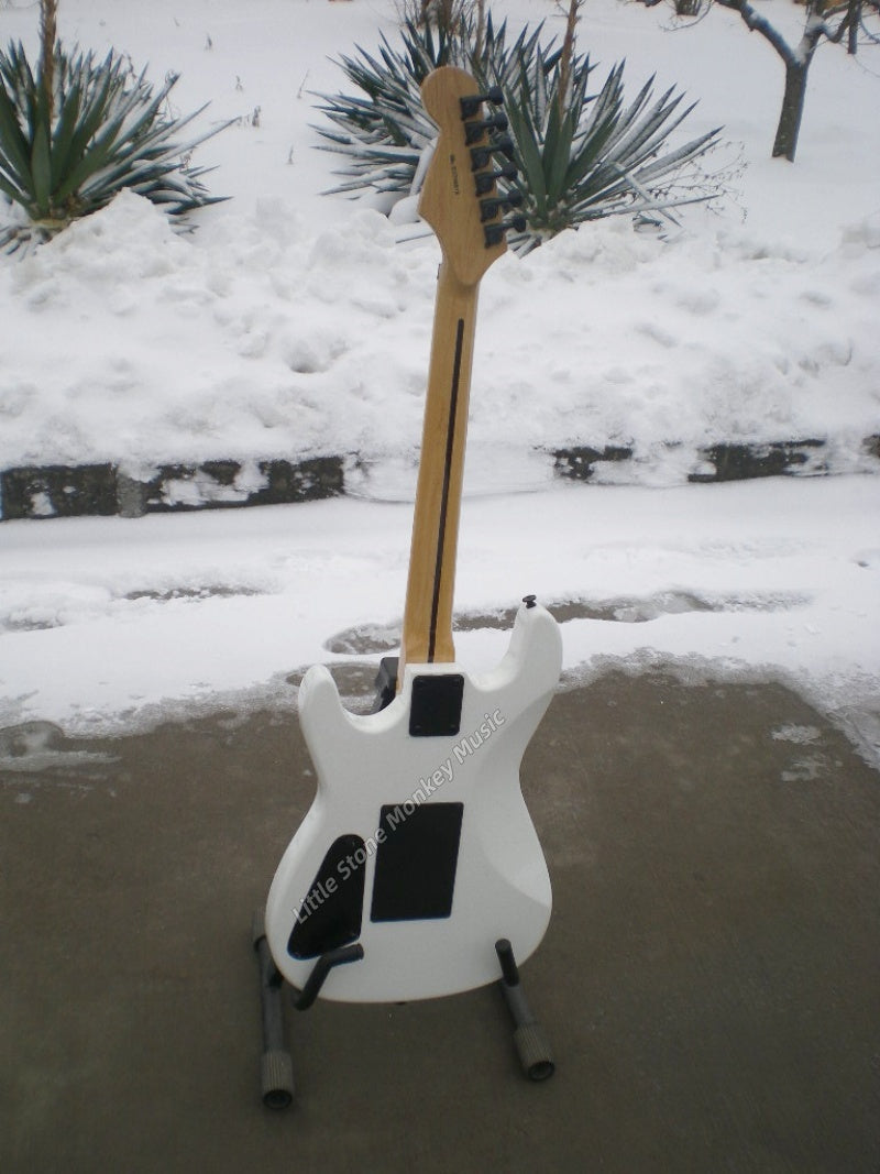 Factory Customized Electric Guitar  Custom electric guitar Custom Standard Electric Guitar  Electric Guitar Black and White Bullseye163