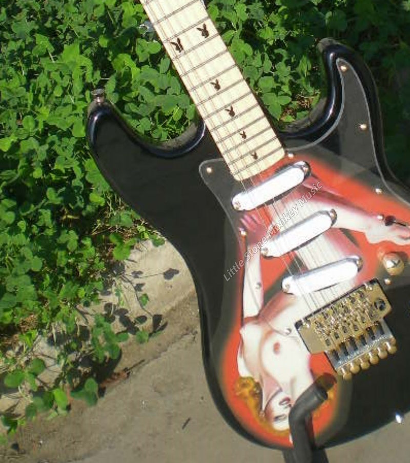 Factory Customized Electric Guitar  Custom electric guitar Custom Standard Electric Guitar  Electric Guitar 6 Strings Black Solid Body Electric Guitar with Basswood Body, Maple Fretboard, and Gold Hardware for Right-Handed Professionals165