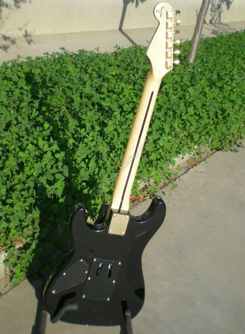 Factory Customized Electric Guitar  Custom electric guitar Custom Standard Electric Guitar  Electric Guitar 6 Strings Black Solid Body Electric Guitar with Basswood Body, Maple Fretboard, and Gold Hardware for Right-Handed Professionals165