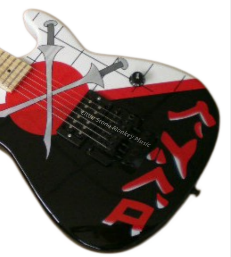 Factory CustomizedDouble Shake Six-String Electric Guitar - Sword Design, Maple Fingerboard - Customizable Styles171