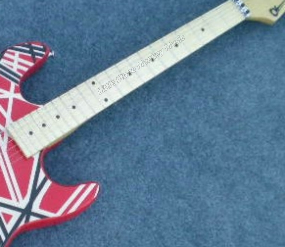 Factory CustomizedDouble Shake Six-String Electric Guitar - Sword Design,  black,white,red,Customizable Styles172