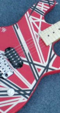 Factory CustomizedDouble Shake Six-String Electric Guitar - Sword Design,  black,white,red,Customizable Styles172