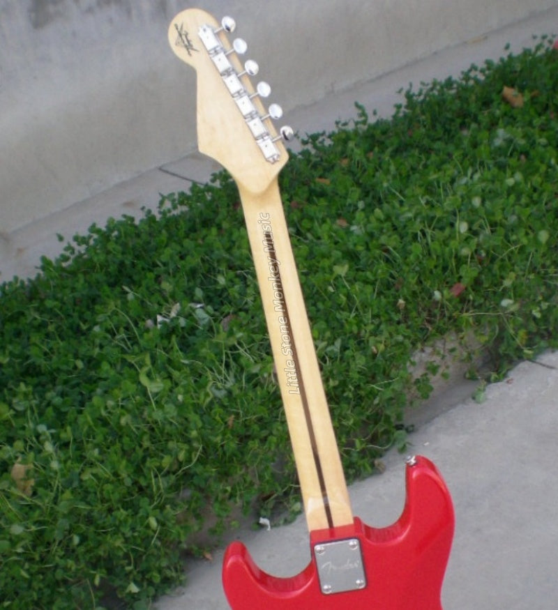 Factory CustomizedDouble Shake Six-String Electric Guitar - Sword Design,  black,white,red,Customizable Styles174