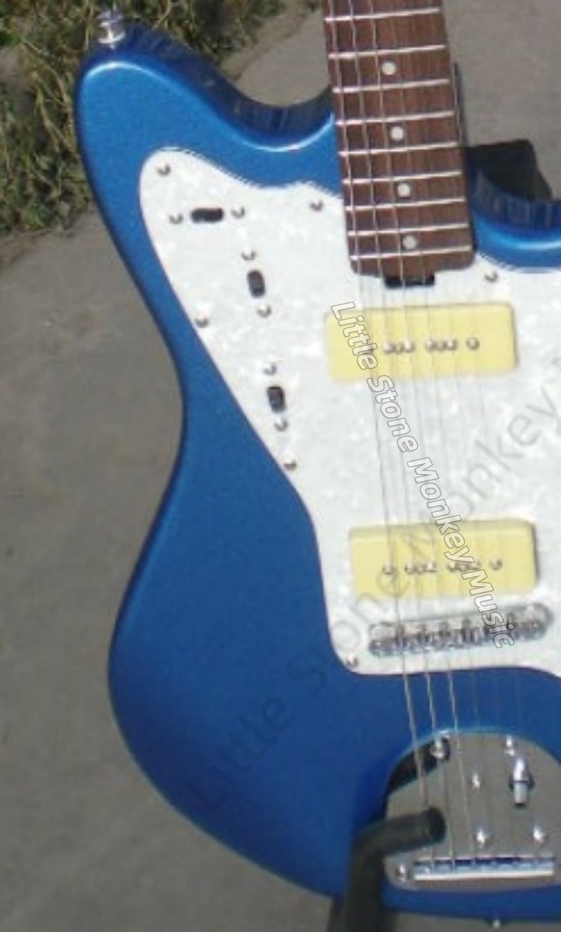 Factory CustomizedDouble Shake Six-String Electric Guitar - Sword Design, Factory CustomizedDouble Shake Six-String Electric Guitar - Sword Design,  bule175