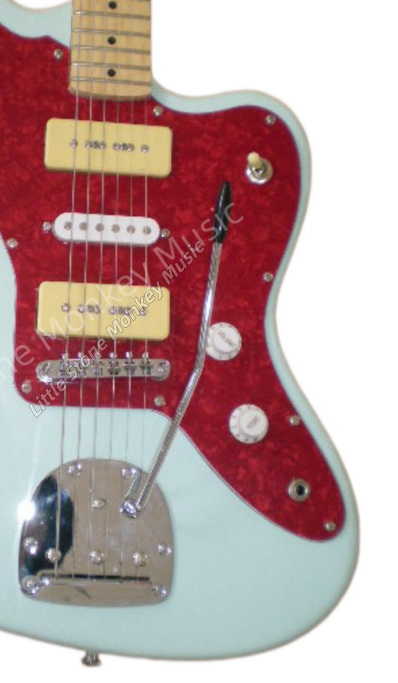 Factory CustomizedDouble Shake Six-String Electric Guitar - Sword Design, Factory CustomizedDouble Shake Six-String Electric Guitar - Sword Design,  bule176