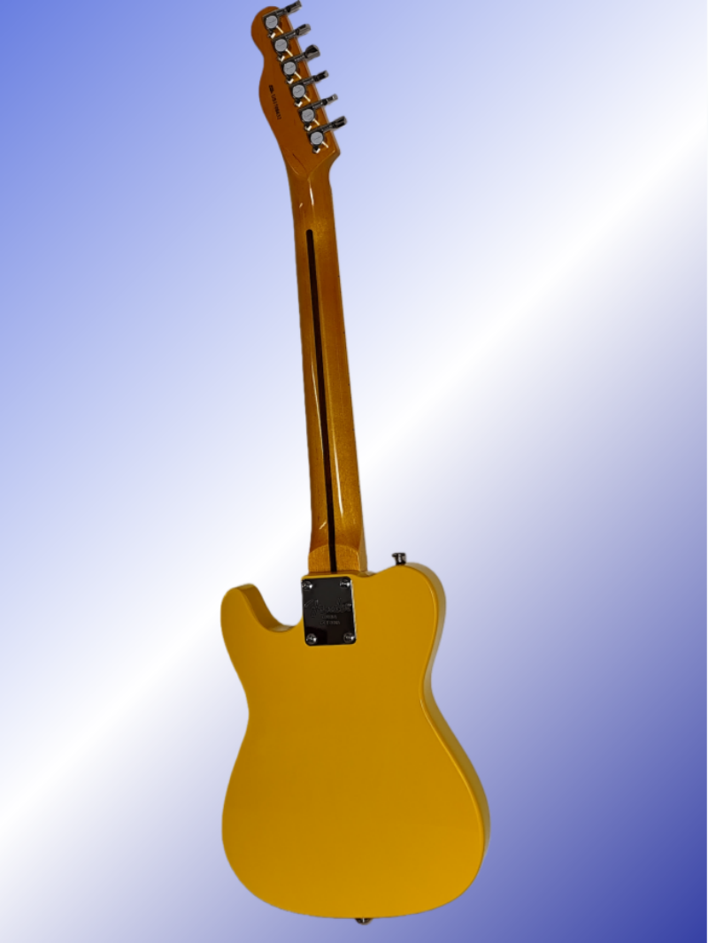 Yellow  Color  Electric Guitar TL British Qunicy electric guitar with right hand design, standard TL style, Cape Island orange color, timeless classic design, 6 strings.  Fen TL  Z16#