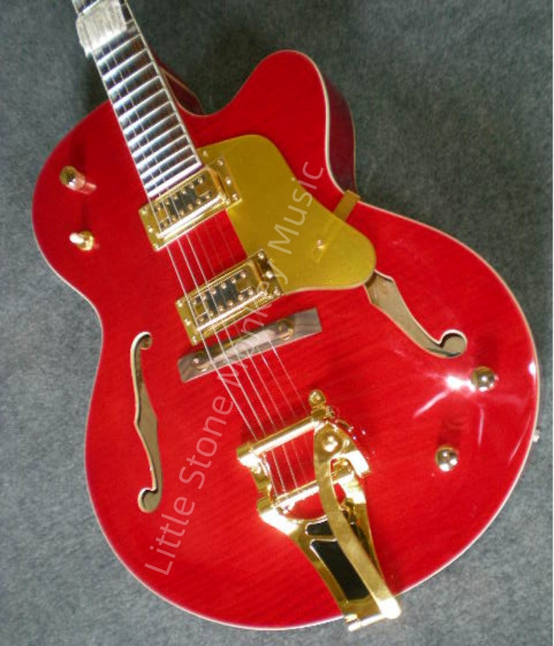 Factory Customized    Electric Guitar with Vintage red  color Electric Guitarop 219#