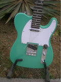 Factory Customized  Navy  Electric Guitar with Tele Electric Guitarop yellow  Color200#