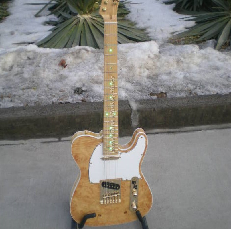 Factory Customized  Navy  Electric Guitar with Tele Electric Guitarop 201#