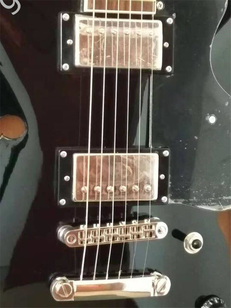 Electric Guitar 6 Strings Black Classic