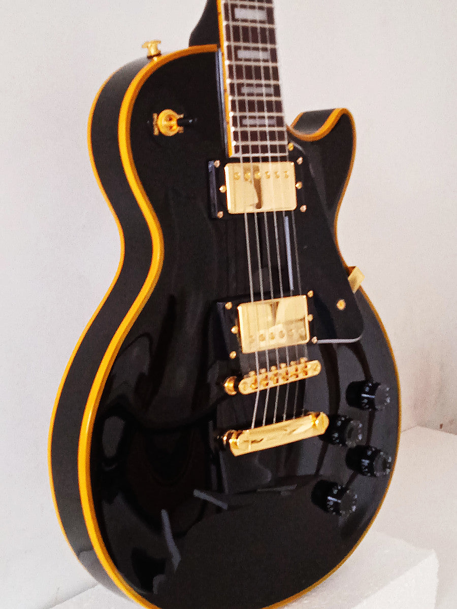 Custom Electric guitar  custom Mahogany body, ebony fingerboard, double-coil pickups 6 string Gib  LP Z2#
