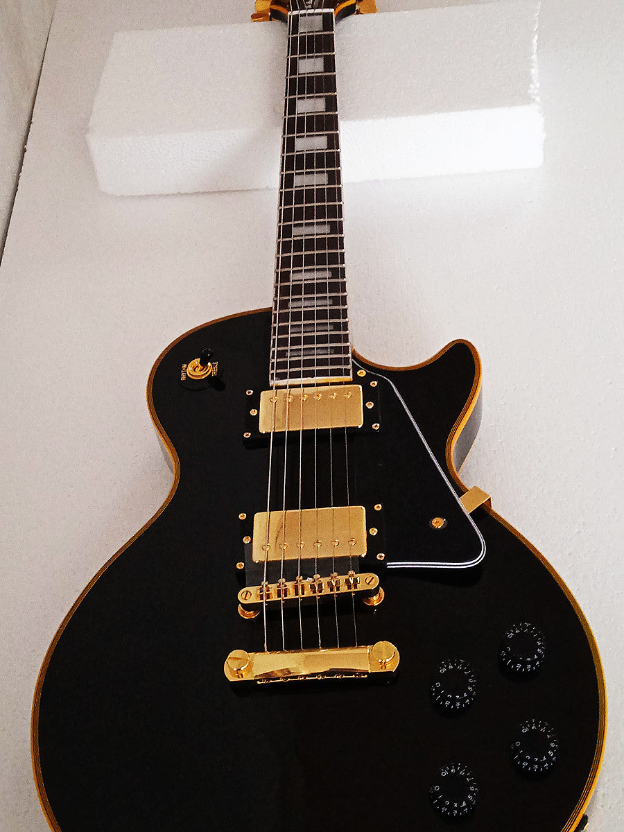 Custom Electric guitar  custom Mahogany body, ebony fingerboard, double-coil pickups 6 string Gib  LP Z2#