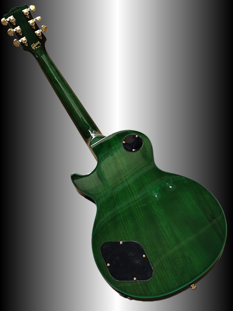 Custom Style Green Electric Guitar