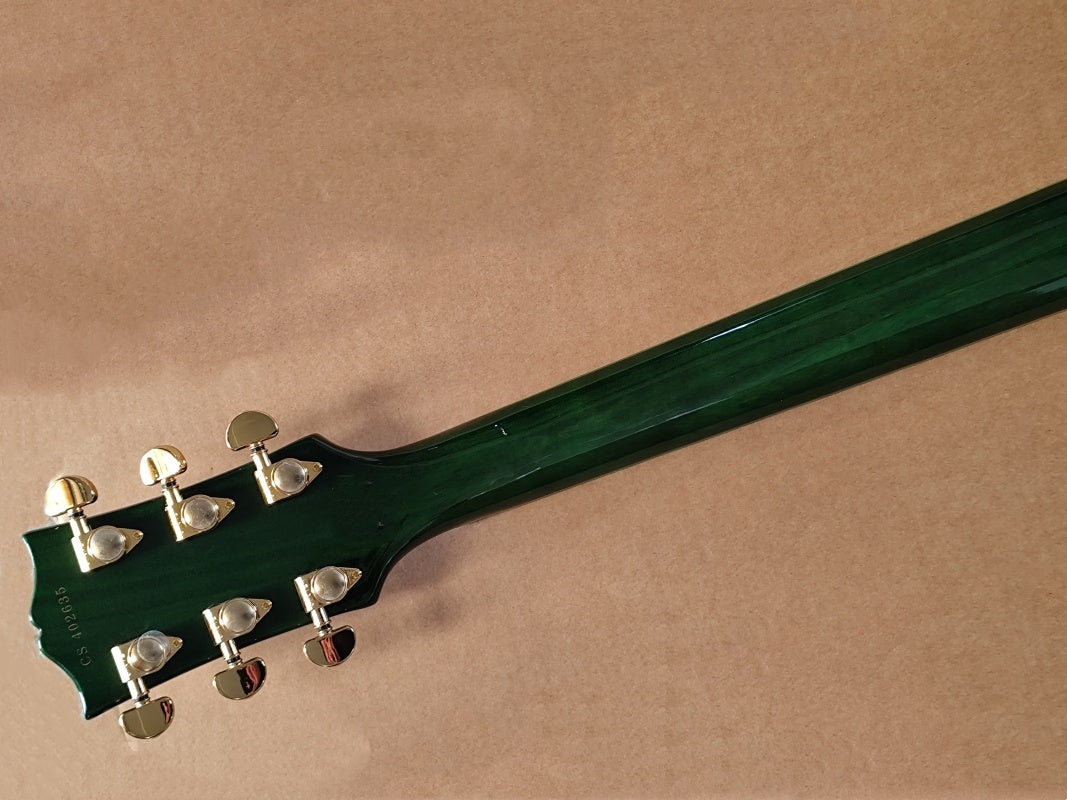 Custom Style Green Electric Guitar