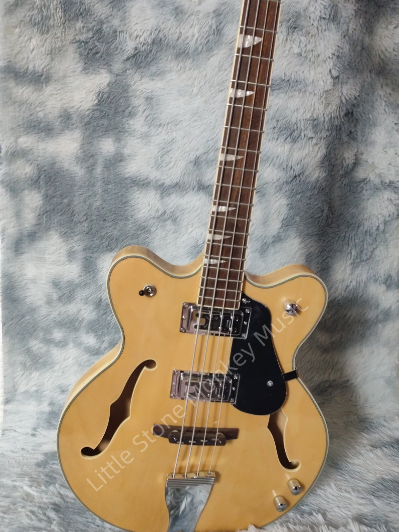 Customize Electric  Bass 4-Strings Semi-Hollow LSM106