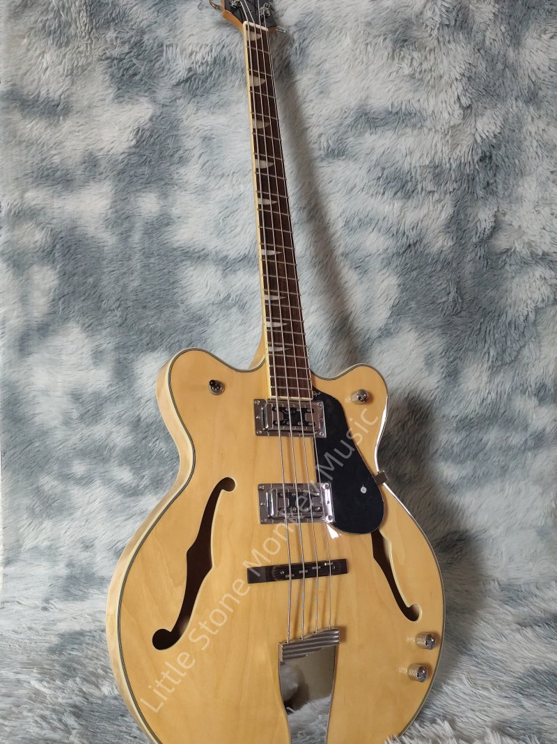 Customize Electric  Bass 4-Strings Semi-Hollow LSM106