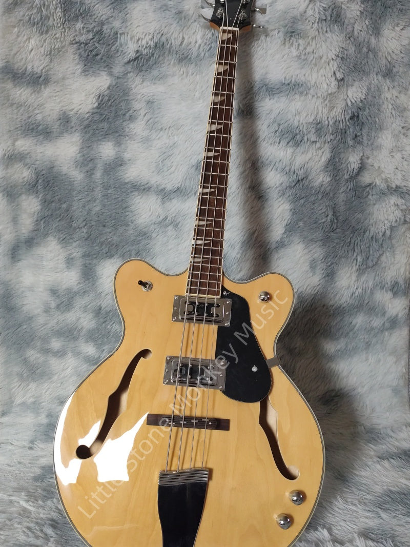 Customize Electric  Bass 4-Strings Semi-Hollow LSM106