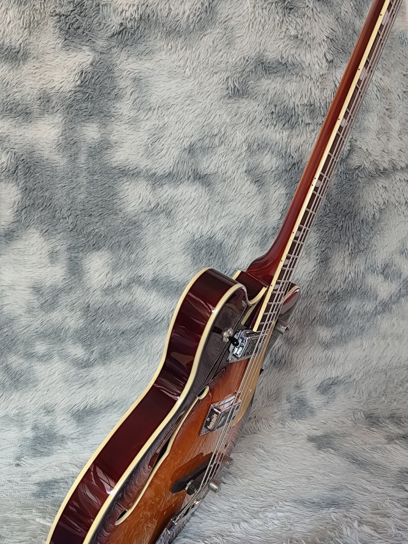 Customize Electric Bass 4-Strings Semi-Hollow  LSM107