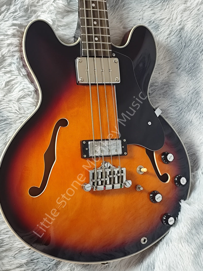 Customize Electric Bass 4-Strings Semi-Hollow LSM108