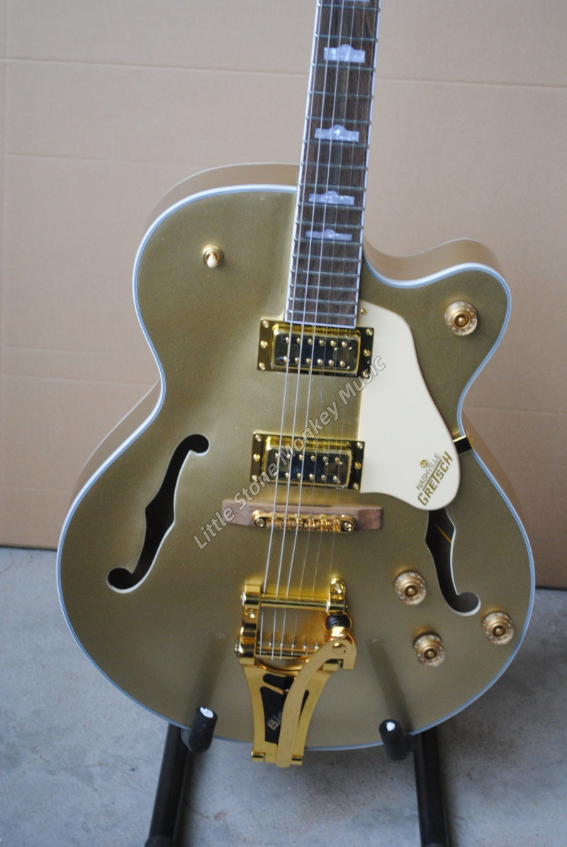 Factory Customized    Electric Guitar withThe green color of the lake water  Electric Guitarop 207#
