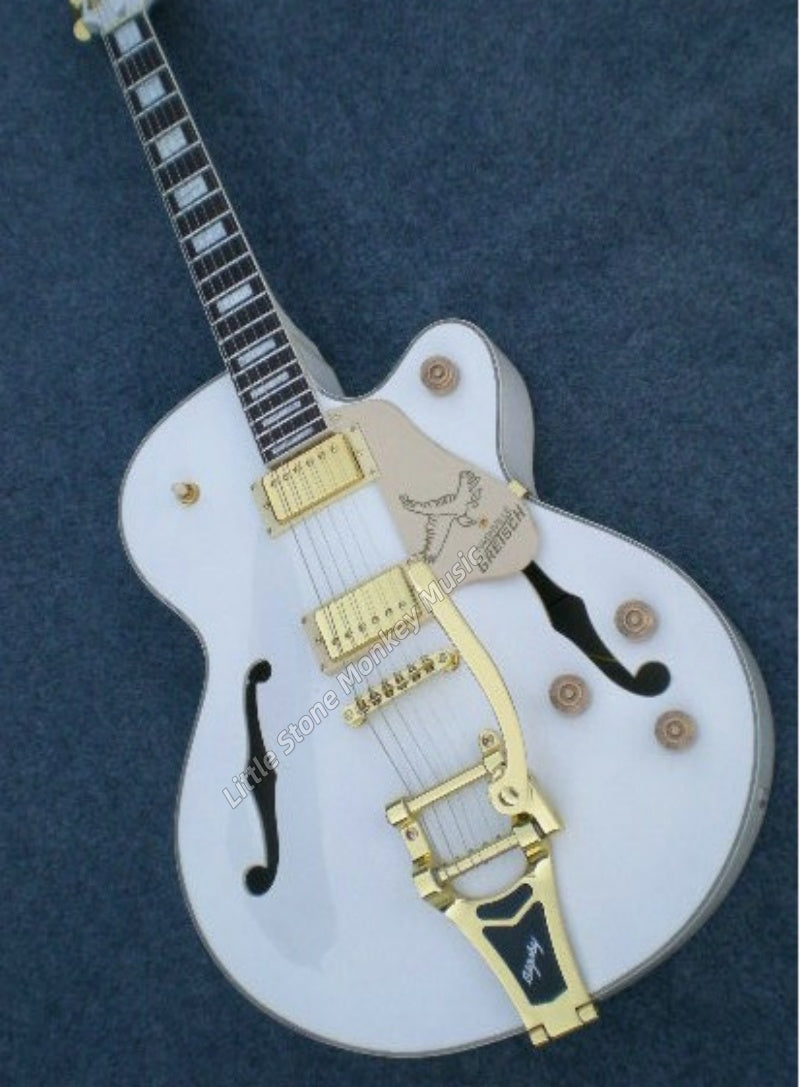 Factory Customized    Electric Guitar with Vintage white   color Electric Guitarop 217#