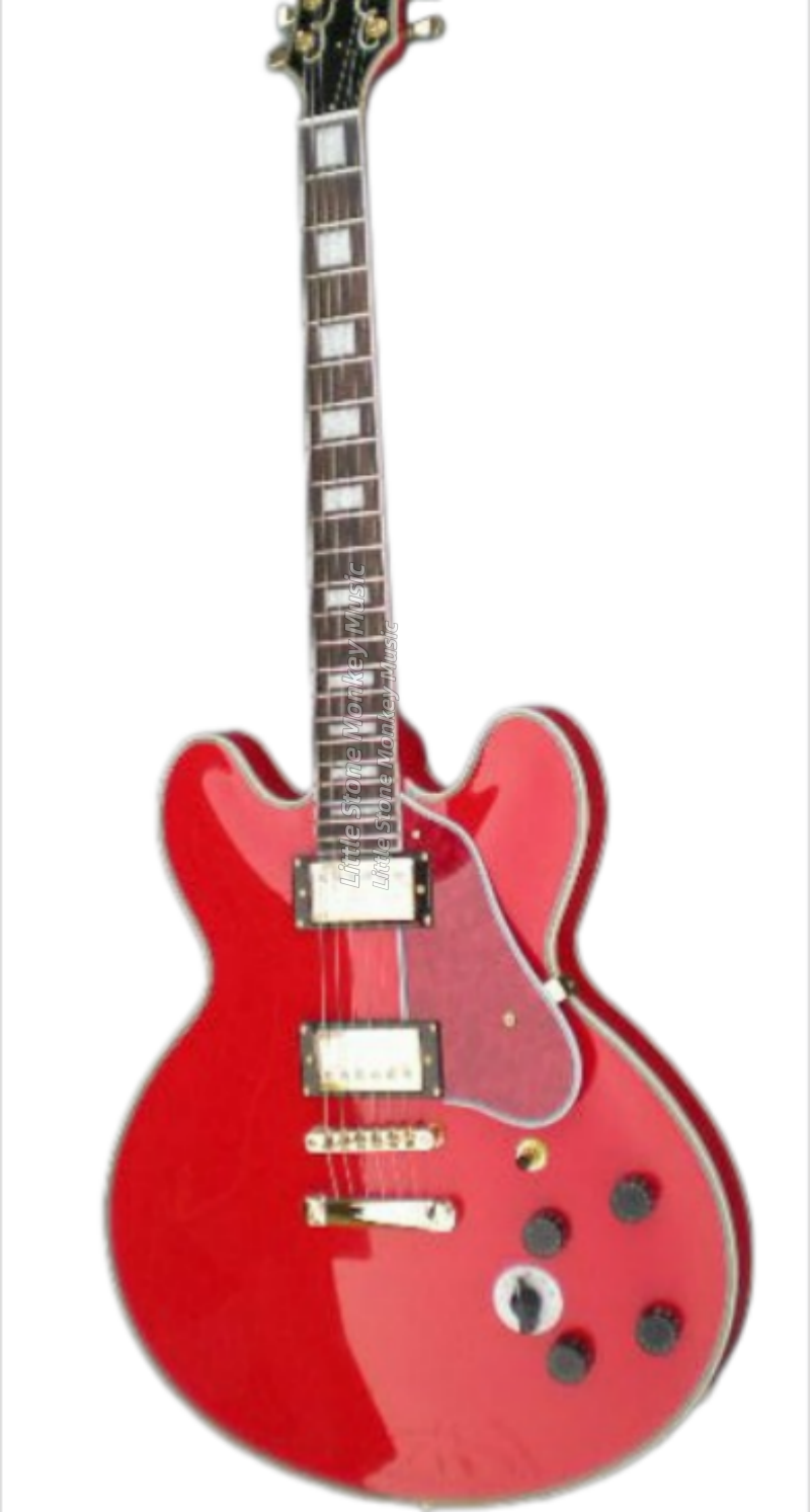 Factory Customized    Electric Guitar with Vintage red  color Electric Guitarop 237 and 238#