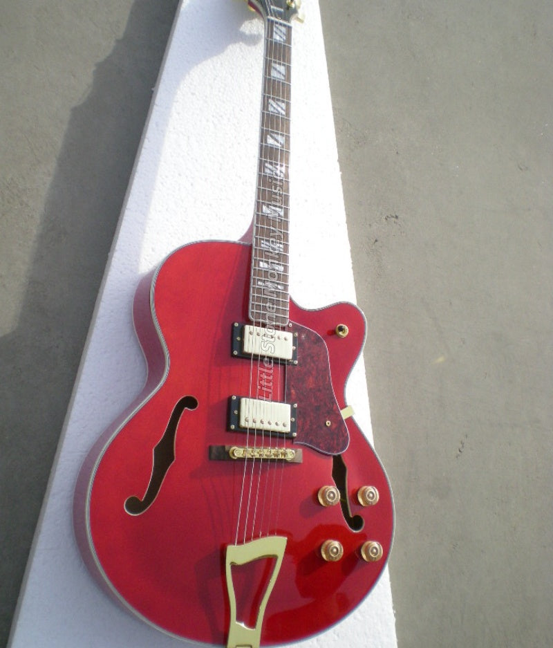 Factory Customized    Electric Guitar with Vintage red  color Electric Guitarop 245 and246 #