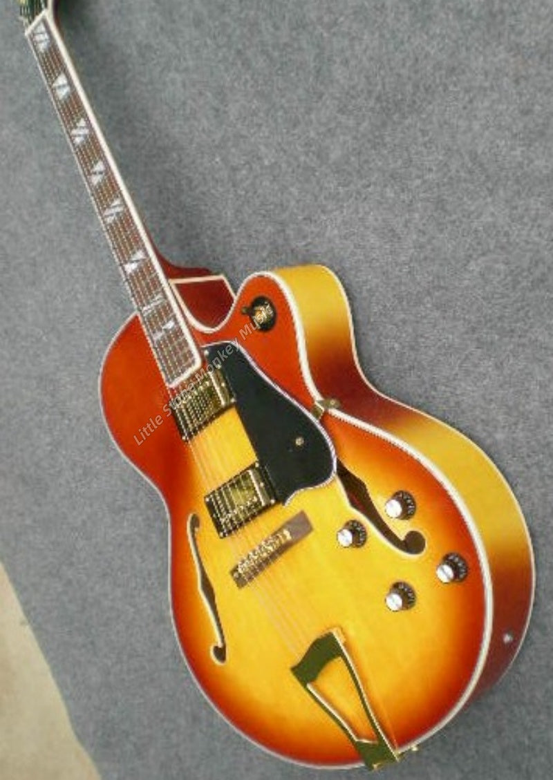 Factory Customized    Electric Guitar with Vintage Vintage  orange color Electric Guitarop 250#