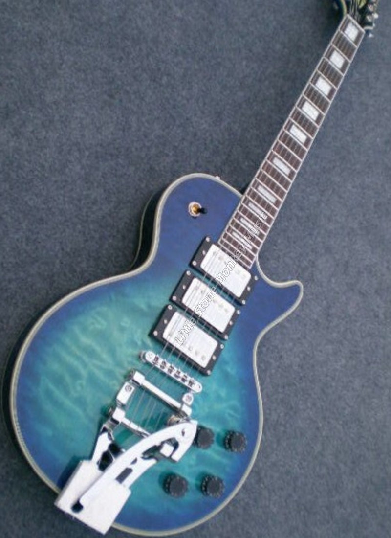 Factory Customized    Electric Guitar with Vintage Vintage yellow color Electric Guitarop 252#