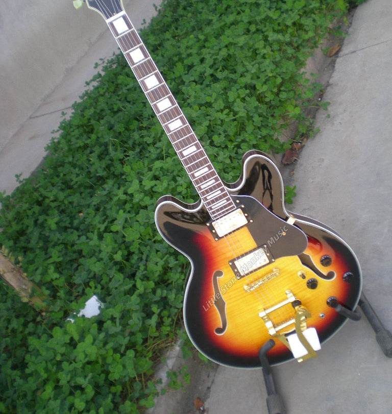 Factory Customized    Electric Guitar with Vintage Vintage burlywood color Electric Guitarop 254#