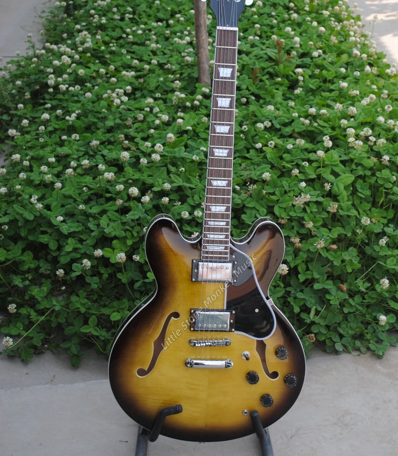 Factory Customized    Electric Guitar with Vintage Vintage burlywood color Electric Guitarop 258#