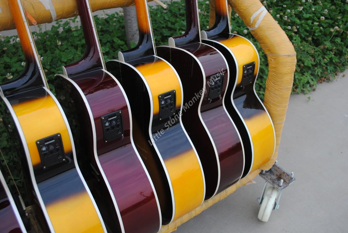 Factory Customized    Electric Guitar with Vintage Vintage burlywood color Electric Guitarop 259#