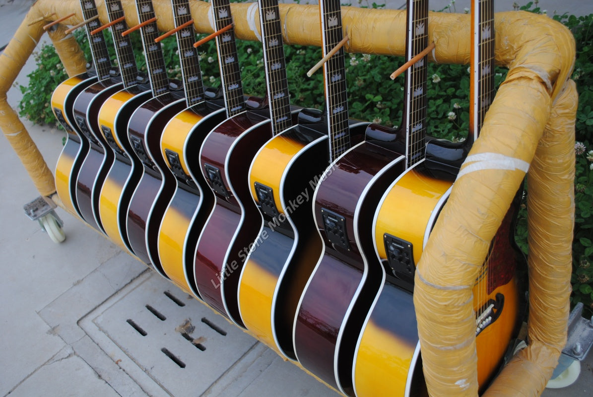 Factory Customized    Electric Guitar with Vintage Vintage burlywood color Electric Guitarop 259#