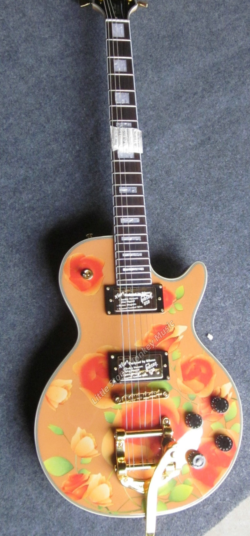 Factory Customized    Electric Guitar with Vintage Vintage burlywood color Electric Guitarop 266#