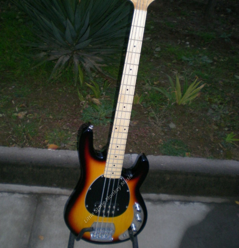 Factory Customized    Electric Guitar with Vintage Vintage aubergine burlywood color Electric Guitarop324#