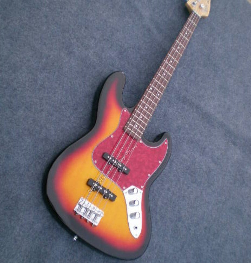 Factory Customized    Electric Guitar with Vintage Vintage aubergine  red and   yellow   color Electric Guitarop333#