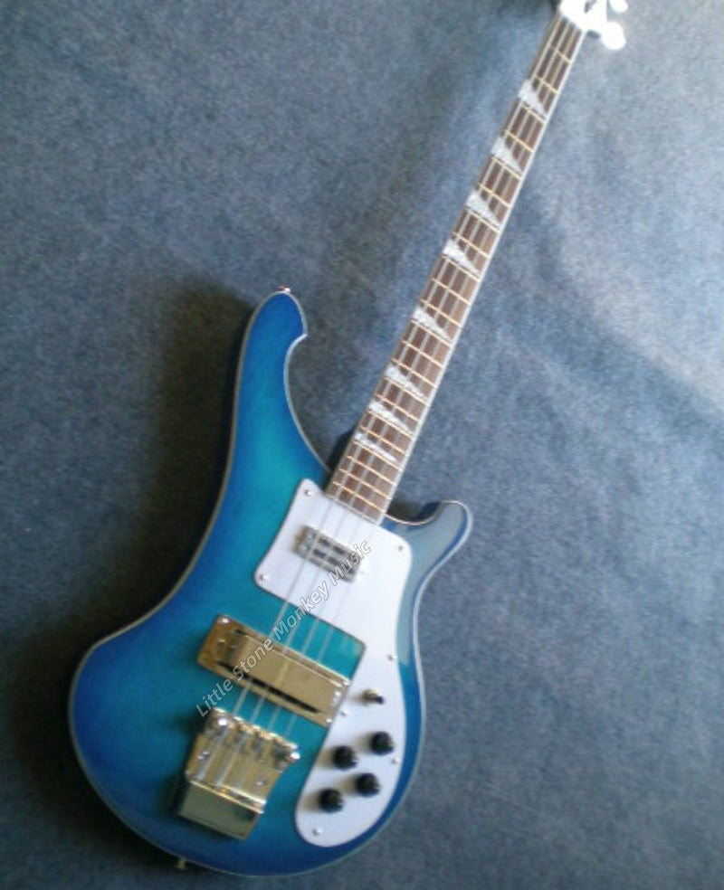 Factory Customized    Electric Guitar with Vintage Vintage aubergine blue   color Electric Guitarop337#