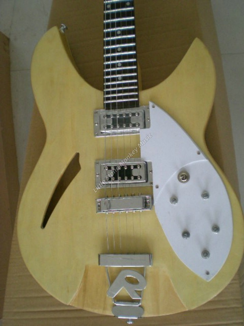 Factory Customized    Electric Guitar with Vintage Vintage yellow color Electric Guitarop353#