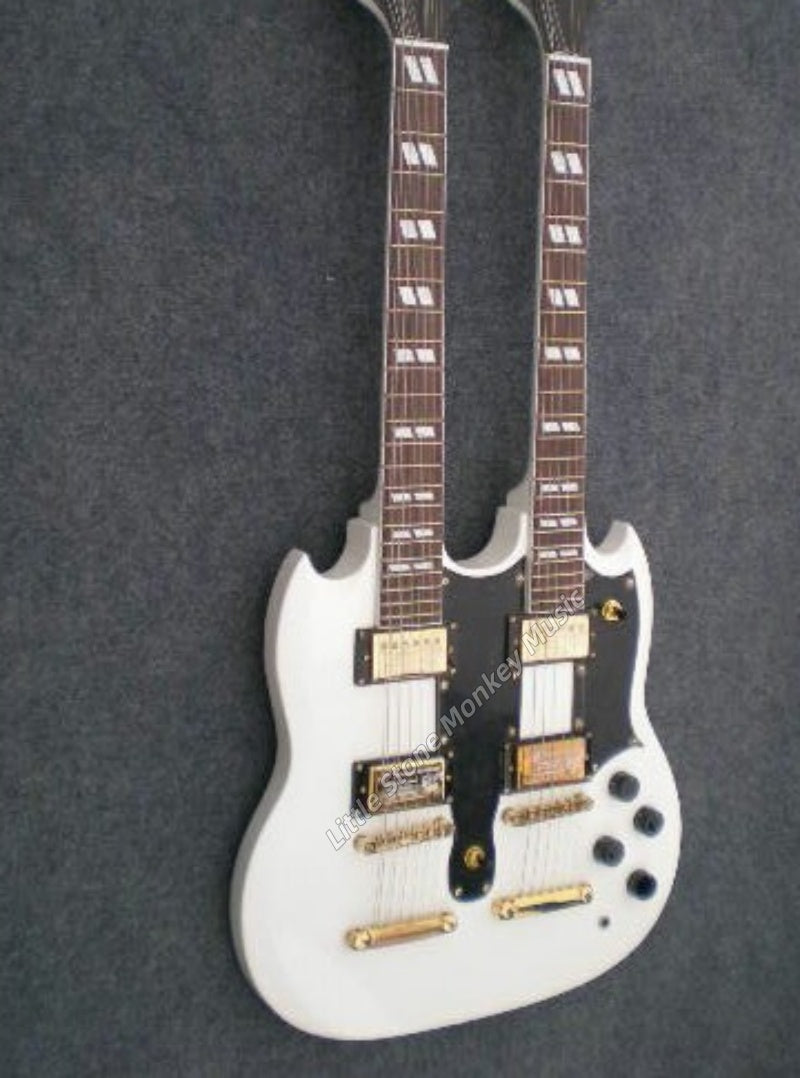 Factory Customized    Electric Guitar with Vintage Vintage yellow red white color Electric Guitarop357#